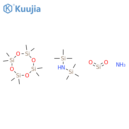 Silanamine, 1,1,1-trimethyl-N-(trimethylsilyl)-, reaction products with ammonia, octamethylcyclotetrasiloxane and silica structure