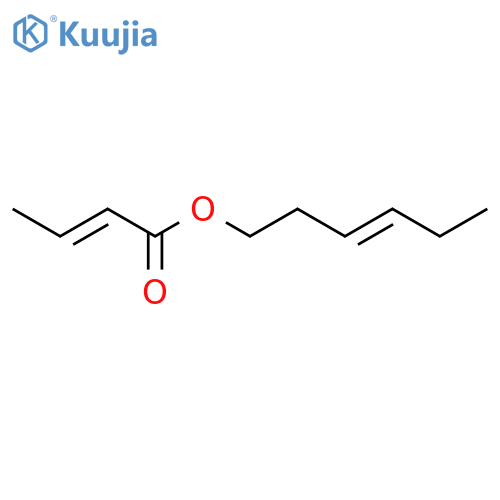 2-Butenoic acid,(3E)-3-hexen-1-yl ester, (2E)- structure
