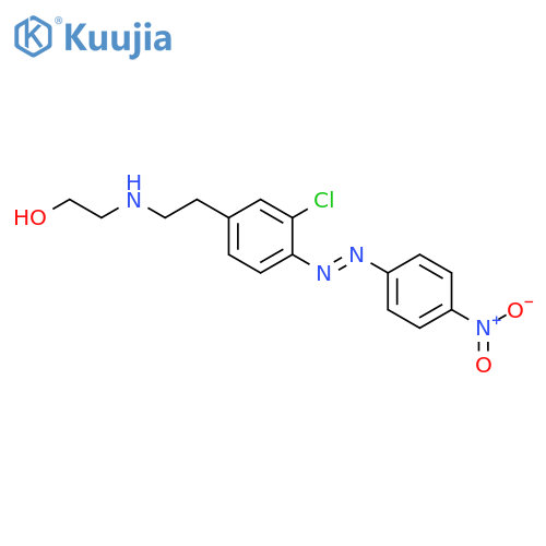 Ethanol,2-[[3-chloro-4-[2-(4-nitrophenyl)diazenyl]phenyl]ethylamino]- structure