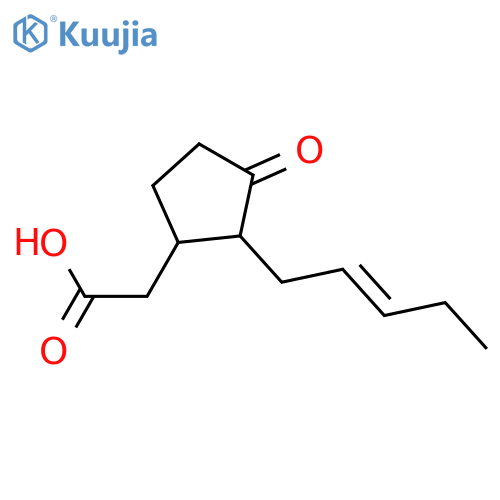 (-)-trans Jasmonic Acid structure