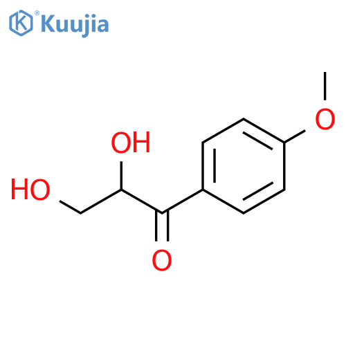 1-Propanone, 2,3-dihydroxy-1-(4-methoxyphenyl)- structure