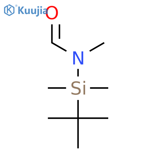 Formamide, N-[(1,1-dimethylethyl)dimethylsilyl]-N-methyl- structure