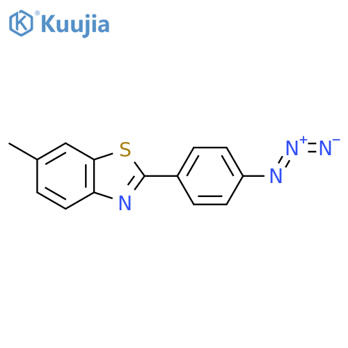 BENZOTHIAZOLE, 2-(4-AZIDOPHENYL)-6-METHYL- structure