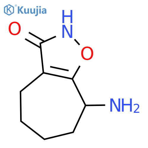 2H-CYCLOHEPT[D]ISOXAZOL-3(4H)-ONE, 8-AMINO-5,6,7,8-TETRAHYDRO- structure