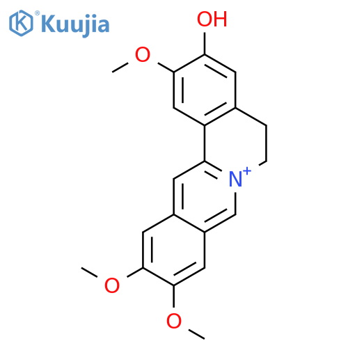 3-hydroxy-2,10,11-trimethoxy-5,6-dihydroisoquino[3,2-a]isoquinolinium structure
