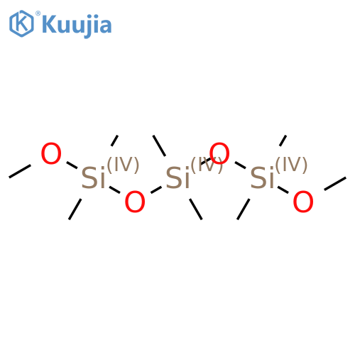 Trisiloxane, 1,5-dimethoxy-1,1,3,3,5,5-hexamethyl- structure