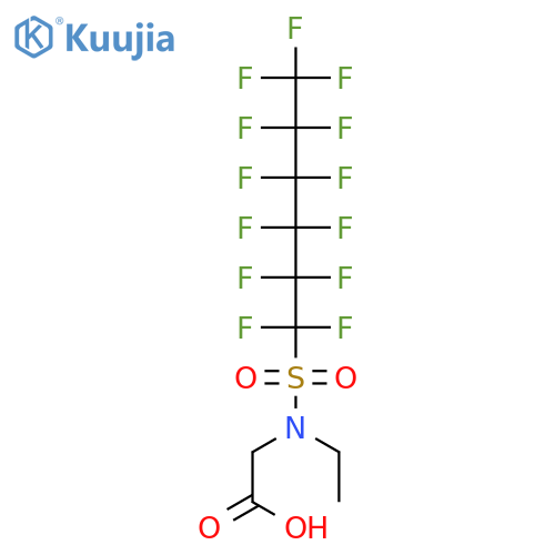 Glycine,N-ethyl-N-[(1,1,2,2,3,3,4,4,5,5,6,6,6-tridecafluorohexyl)sulfonyl]- structure