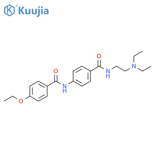 Benzamide,N-[4-[[[2-(diethylamino)ethyl]amino]carbonyl]phenyl]-4-ethoxy- structure