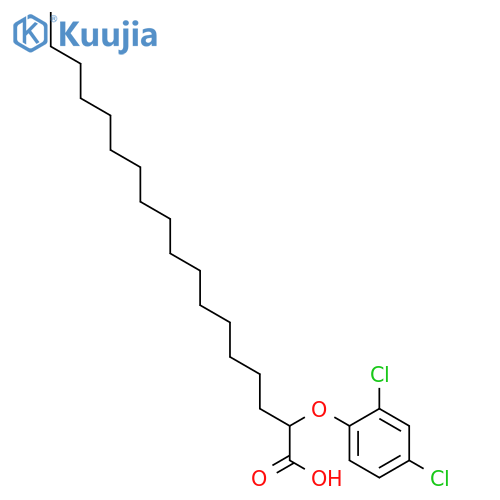 Octadecanoic acid,2-(2,4-dichlorophenoxy)- structure