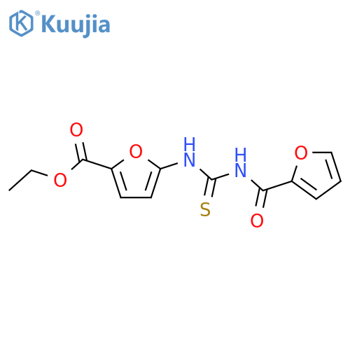 Ethyl 5-(furan-2-carbonylcarbamothioylamino)furan-2-carboxylate structure