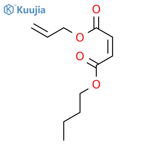 2-Butenedioic acid(2Z)-, 1-butyl 4-(2-propen-1-yl) ester structure