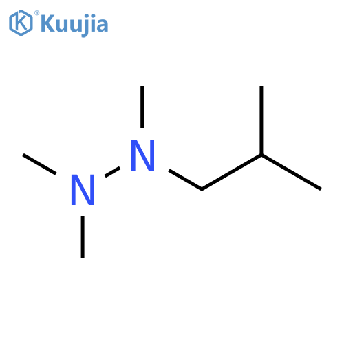 Hydrazine,1,1,2-trimethyl-2-(2-methylpropyl)- structure