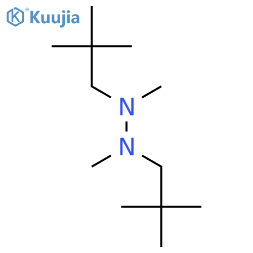 hydrazine, 1,2-dimethyl 1,2-dineopentyl- structure