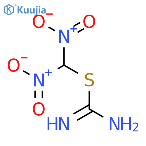 Carbamimidothioic acid, dinitromethyl ester structure