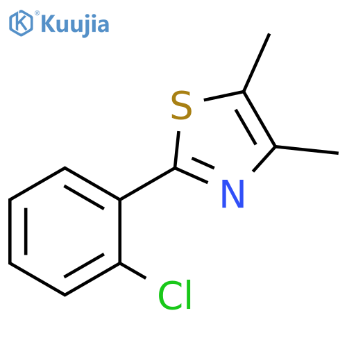 2-(2-Chlorophenyl)-4,5-dimethylthiazole structure