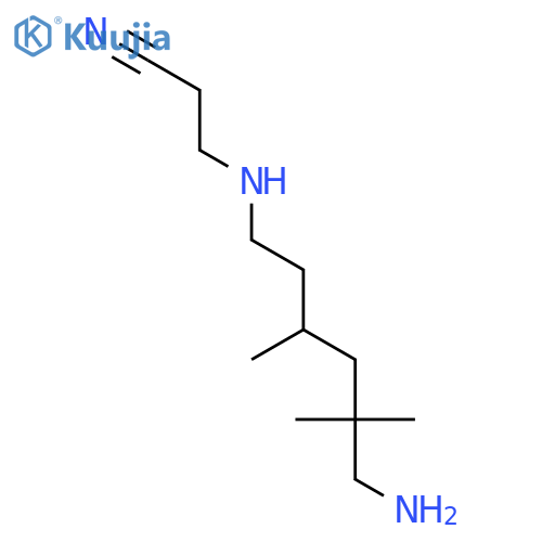 3-((6-Amino-3,5,5-trimethylhexyl)amino)propiononitrile structure