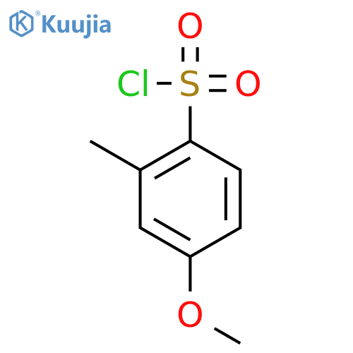4-methoxy-2-methylbenzene-1-sulfonyl chloride structure