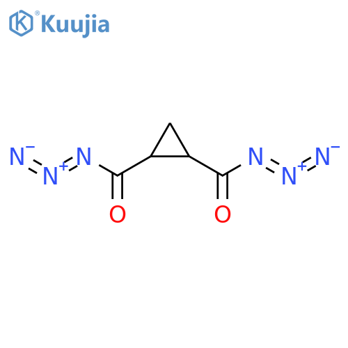 Cyclopropane-1,2-dicarbonyl diazide structure