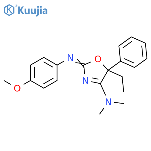 4-Oxazolamine,5-ethyl-2,5-dihydro-2-[(4-methoxyphenyl)imino]-N,N-dimethyl-5-phenyl- structure