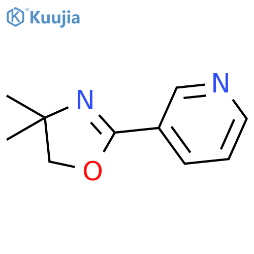3-(4,5-Dihydro-4,4-dimethyl-1,3-oxazol-2-yl)pyridine structure