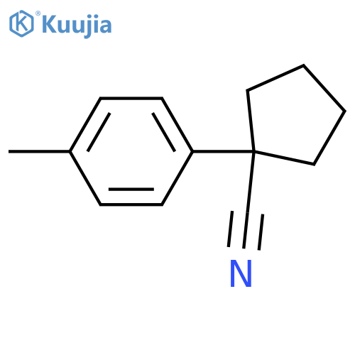 1-(p-Tolyl)cyclopentanecarbonitrile structure