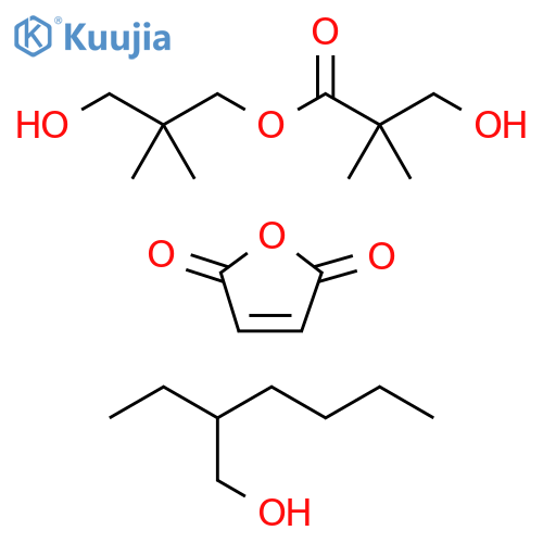 Propanoicacid,3-hydroxy-2,2-dimethyl-,3-hydroxy-2,2-dimethylpropylester,polymerwith2,5-furandione,2-ethylhexylester structure