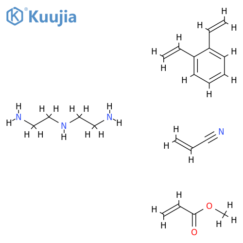 2-Propenoic acid, methyl ester, polymer with diethenylbenzene and 2-propenenitrile, reaction products with diethylenetriamine, methylated structure