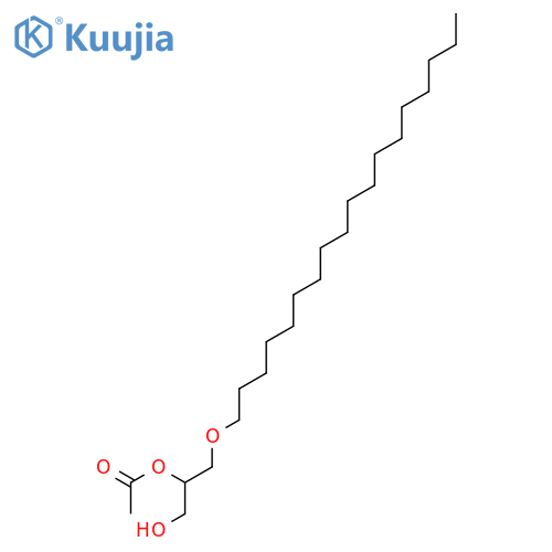 Glycerides, C14-22mono-, acetates structure
