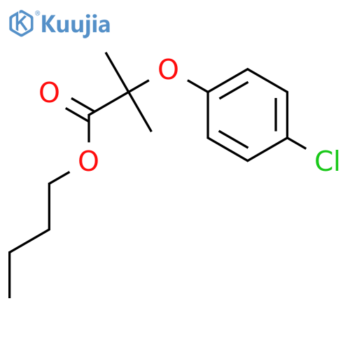 butyl ()-2-(4-chloro-2-methylphenoxy)propionate structure