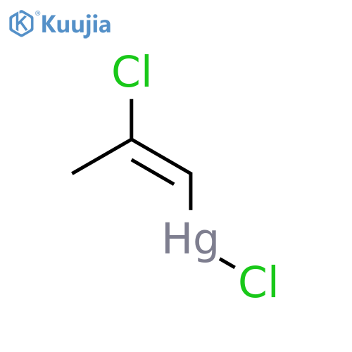 Mercury, [(1E)-2-chloro-1-propenyl]chloro- structure
