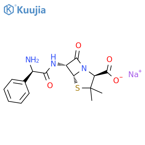 Ampicillin sodium structure