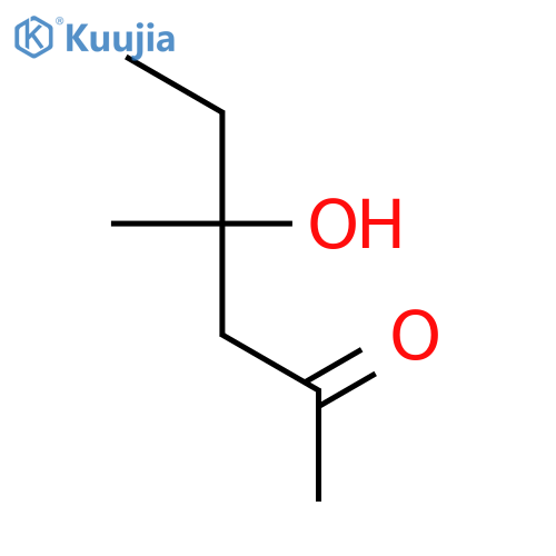 2-Hexanone, 4-hydroxy-4-methyl- structure