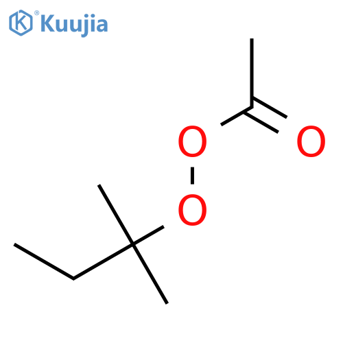 Ethaneperoxoic acid,1,1-dimethylpropyl ester structure