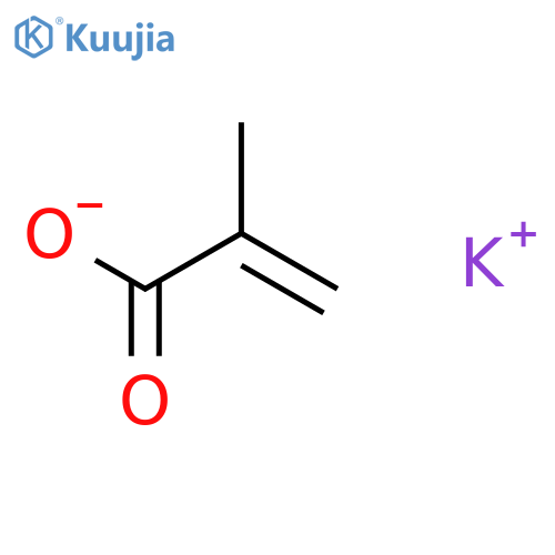 2-Propenoic acid,2-methyl-, potassium salt (1:1) structure