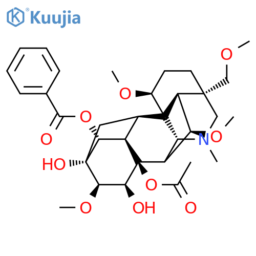 Hypaconitine structure
