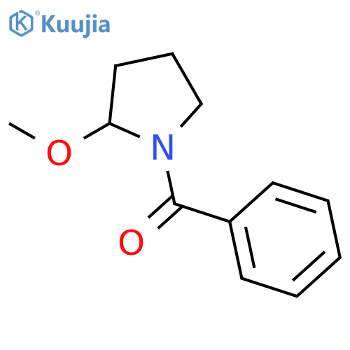 PYRROLIDINE, 1-BENZOYL-2-METHOXY- structure
