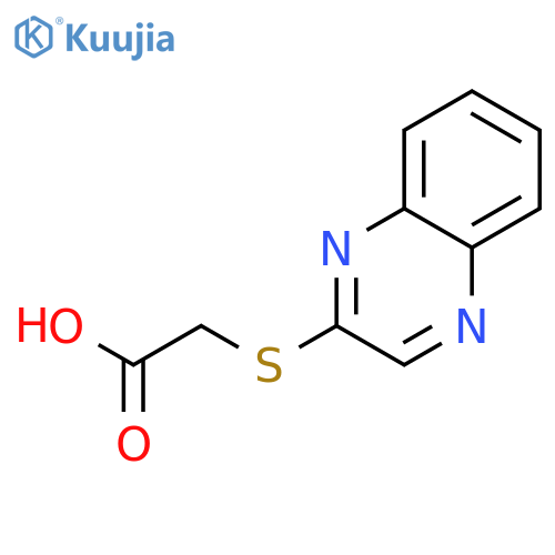2-(quinoxalin-2-ylsulfanyl)acetic acid structure