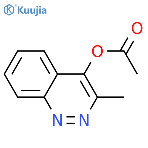 4-Cinnolinol,3-methyl-, 4-acetate structure
