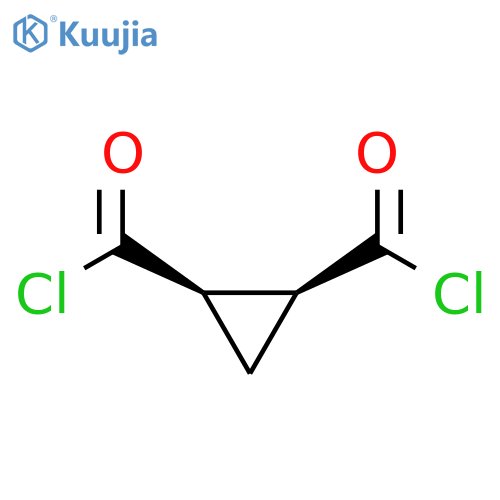 1,2-Cyclopropanedicarbonyl dichloride, cis- (9CI) structure