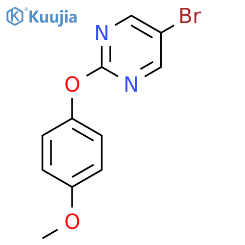 5-Bromo-2-(4-methoxyphenoxy)pyrimidine structure