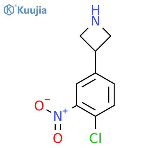 3-(4-chloro-3-nitrophenyl)azetidine structure
