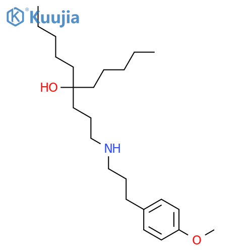 6-Undecanol, 6-[3-[[3-(4-methoxyphenyl)propyl]amino]propyl]- structure
