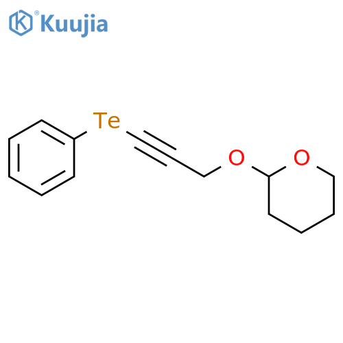 2H-PYRAN, TETRAHYDRO-2-[[3-(PHENYLTELLURO)-2-PROPYNYL]OXY]- structure