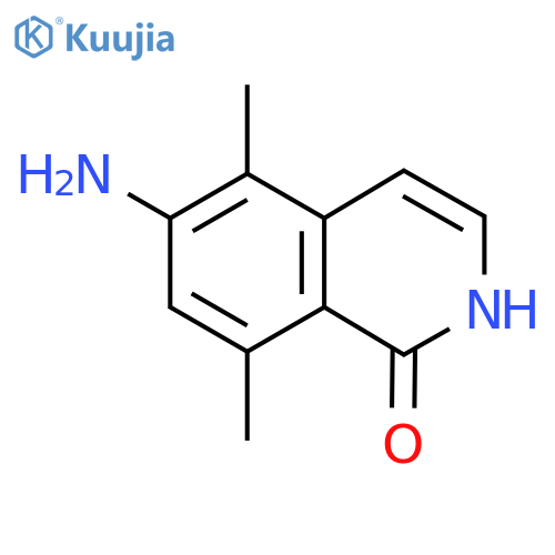 6-Amino-5,8-dimethylisoquinolin-1(2H)-one structure