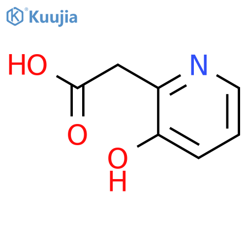 2-(3-hydroxypyridin-2-yl)acetic acid structure