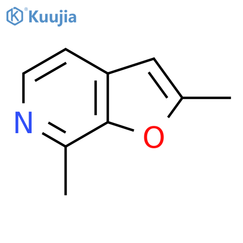 2,7-Dimethylfuro[2,3-c]pyridine structure
