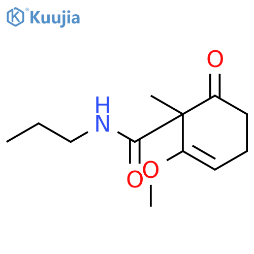 2-CYCLOHEXENE-1-CARBOXAMIDE, 2-METHOXY-1-METHYL-6-OXO-N-PROPYL- structure