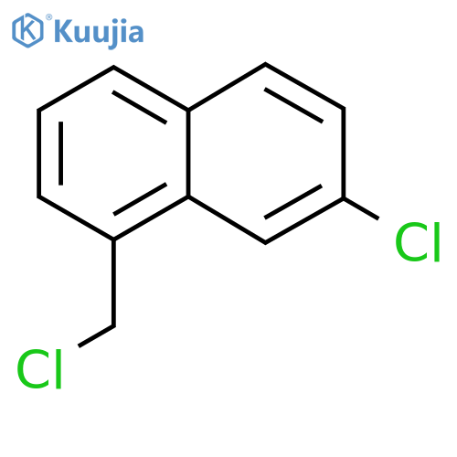 7-Chloro-1-(chloromethyl)naphthalene structure