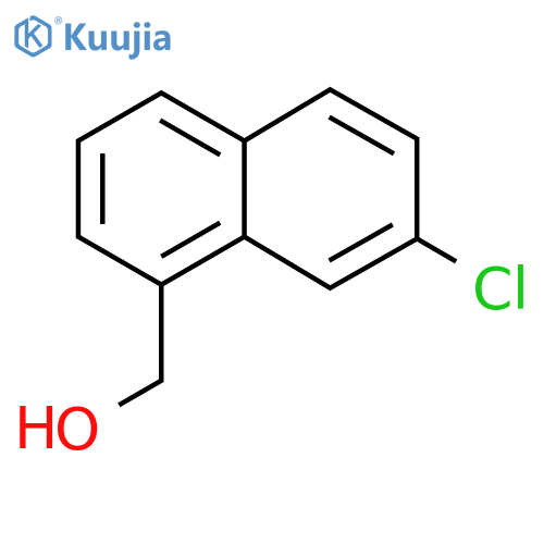(7-chloronaphthalen-1-yl)methanol structure