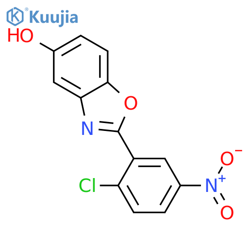 5-BENZOXAZOLOL, 2-(2-CHLORO-5-NITROPHENYL)- structure